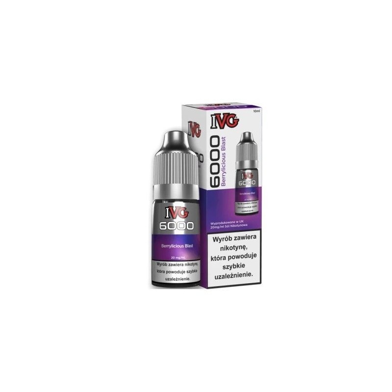 Liquid IVG 6000 Salt - Explosion de Baies 20 mg 10 ml | Doctorvape