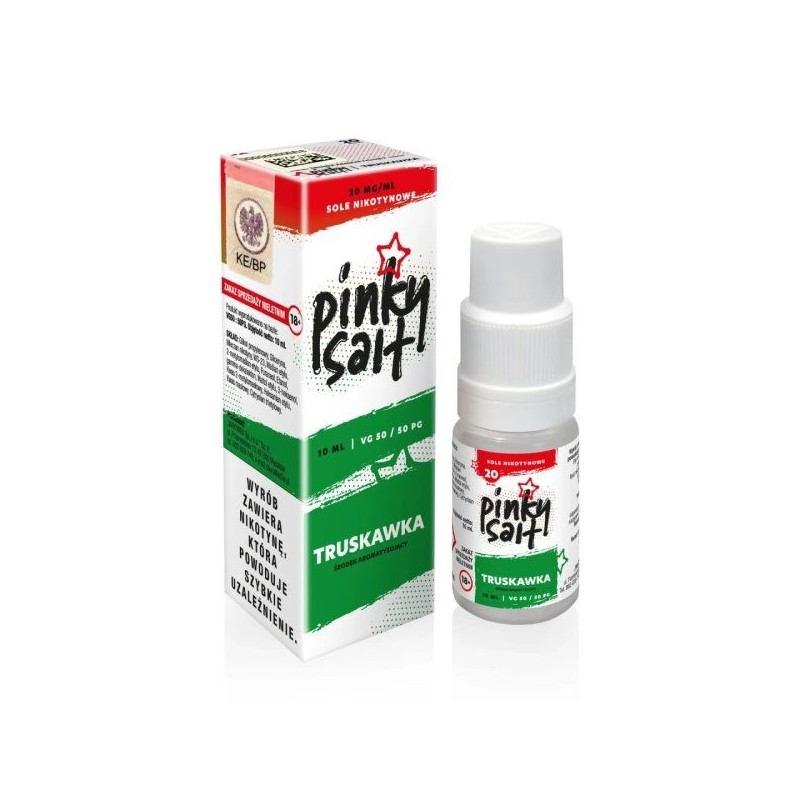 Liquid Pinky Vape Salt - 10ml Strawberry 20mg | Doctorvape