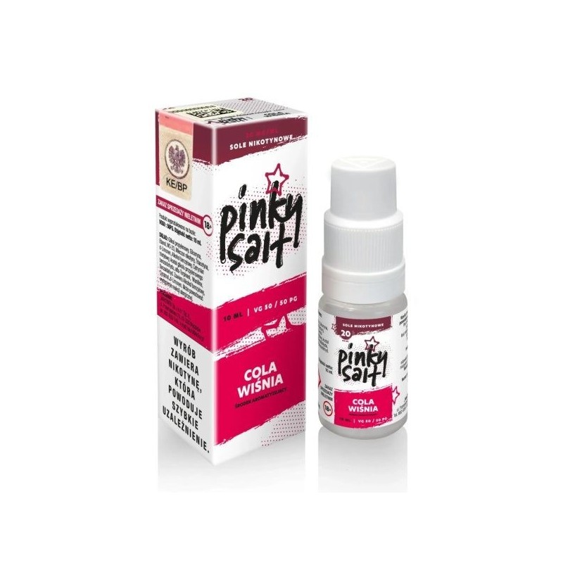 Liquid Pinky Vape Salt - 10ml Cherry Cola 20mg | Doctorvape