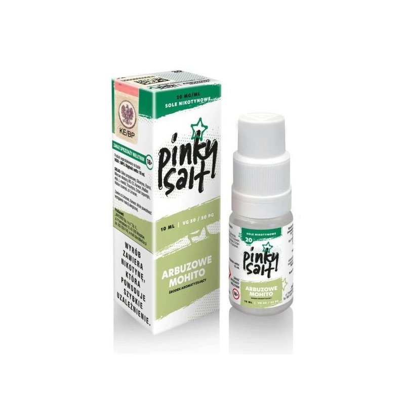 Liquid Pinky Vape Salt - 10ml Watermelon Mojito 20mg | Doctorvape