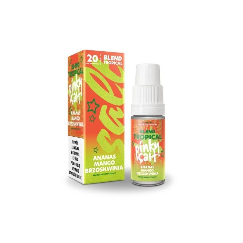 Liquid Pinky Vape Tropical Salt 10ml - Ananas Mango Brzoskwinia 20mg | Doctorvape