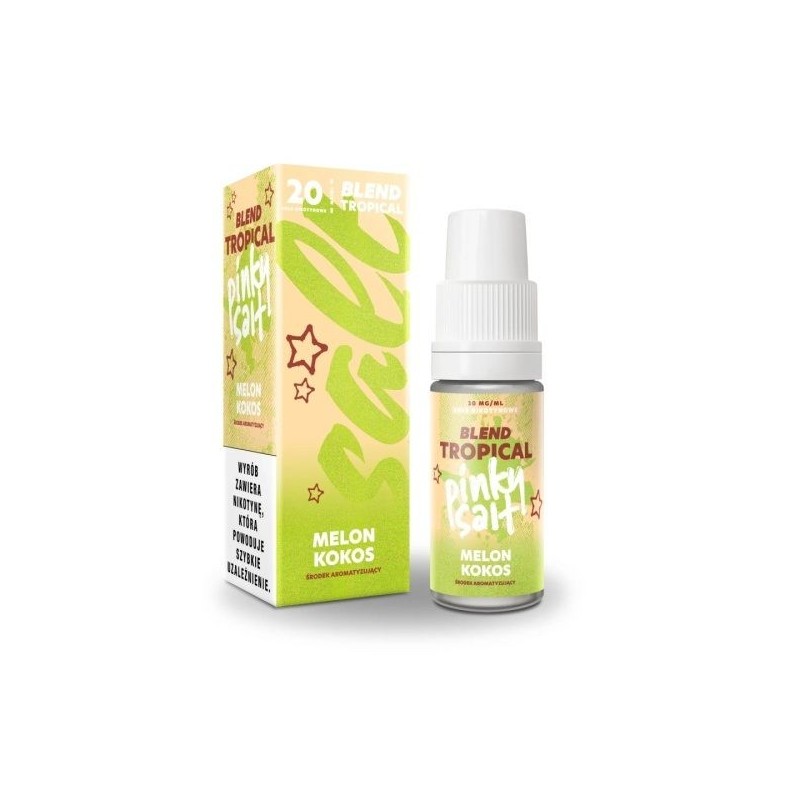 Liquid Pinky Vape Tropical Salt 10ml - Melon Coco 20mg | Doctorvape