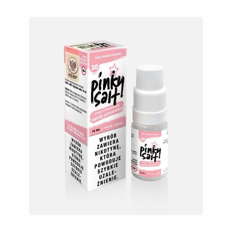 Liquid Pinky Vape Salt - 10ml Jagody Pomarańcza 20mg | Doctorvape