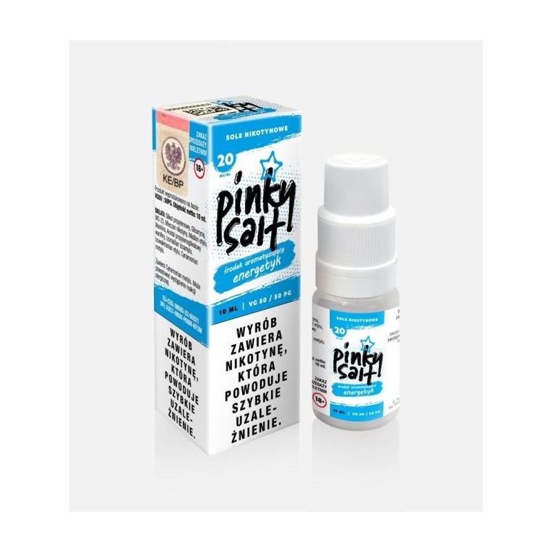 Liquid Pinky Vape Salt - 10ml Booster Énergétique 20mg | Doctorvape