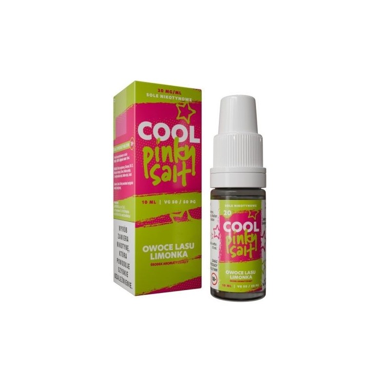 Liquid Cool Pinky Salt 20mg 10ml - Leśne Owoce z Limonką | Doctorvape