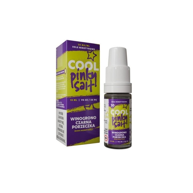 Liquid Cool Pinky Salt 20mg 10ml - Grape Black Currant | Doctorvape