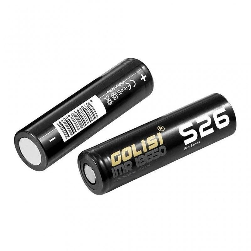 Golisi S26 18650 2600mAh Battery | DoctorVape