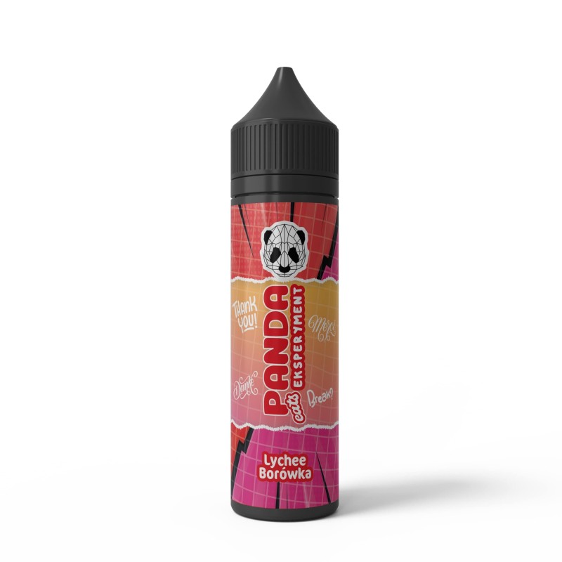 Longfill Panda Eksperyment 7 10/60ml - Lychee Borówka