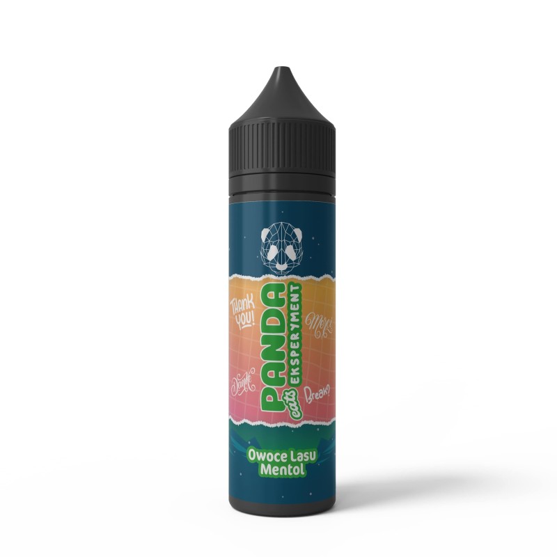 Longfill Panda Eksperyment 7 10/60ml - Owoce Lasu Menthol