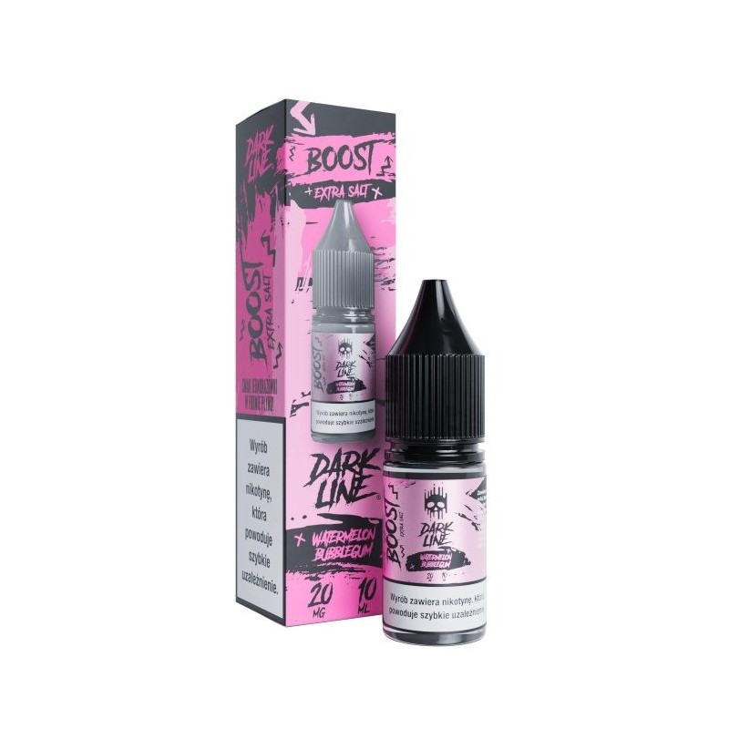 Liquid Dark Line Boost Salt 10ml - Pastèque Bubble-gum 20mg | DoctorVape