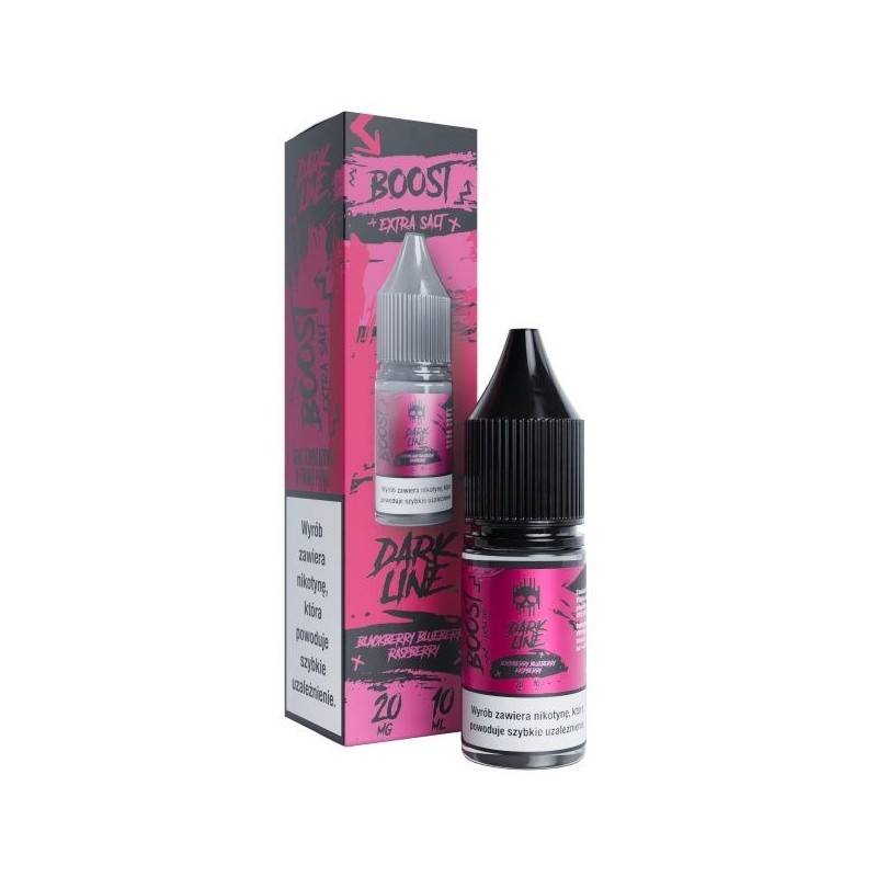 Liquid Dark Line Boost Sel 10ml - Mûre Myrtille Framboise 20mg | DoctorVape