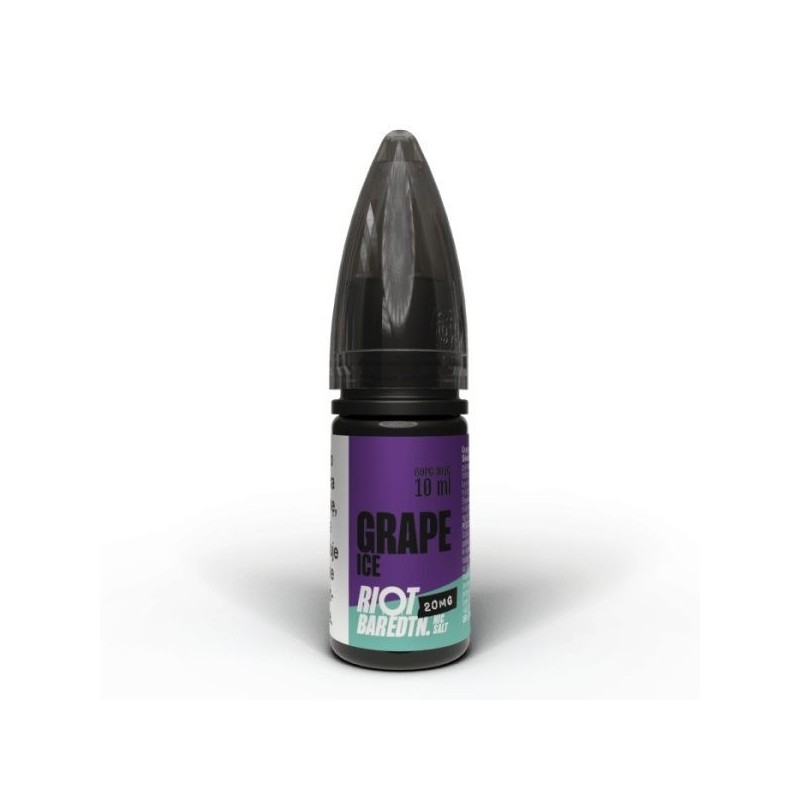 Liquid RIOT Salt 10ml - Grape Ice 20mg | Doctorvape