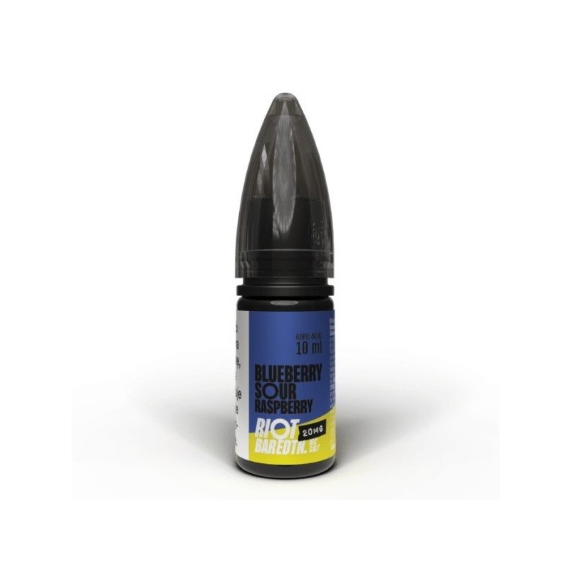 Liquid RIOT Salt 10ml - Blueberry Sour Raspberry 20mg | Doctorvape