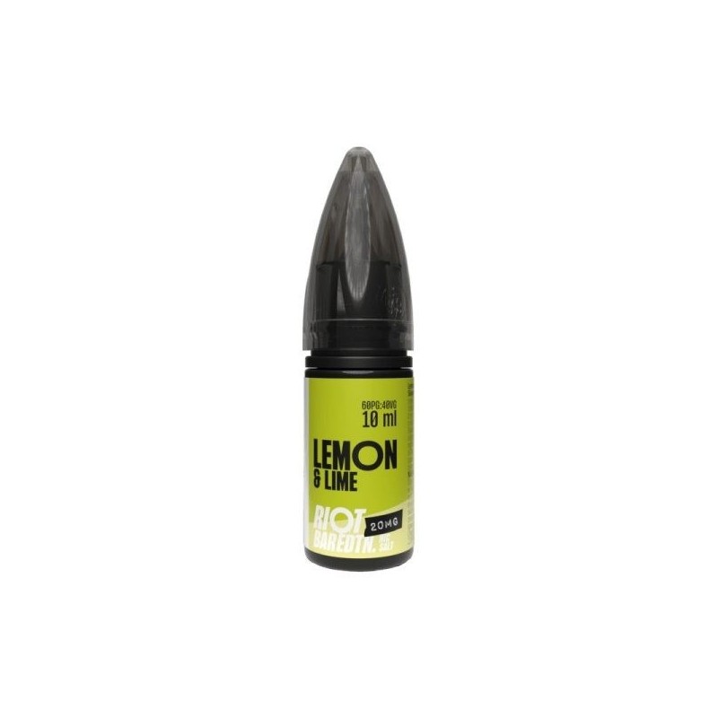 Liquid RIOT Salt 10ml - Lemon Lime 20mg Nicotine Salt E-Liquid | Doctorvape
