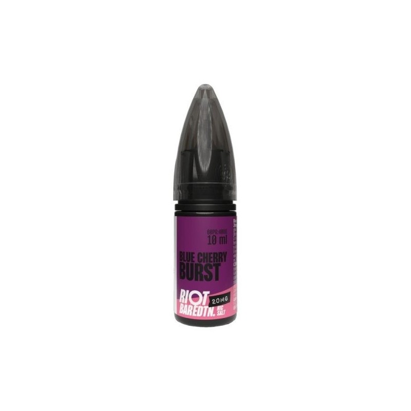 Liquid RIOT Salt 10ml - Blue Cherry Burst 20mg | Doctorvape