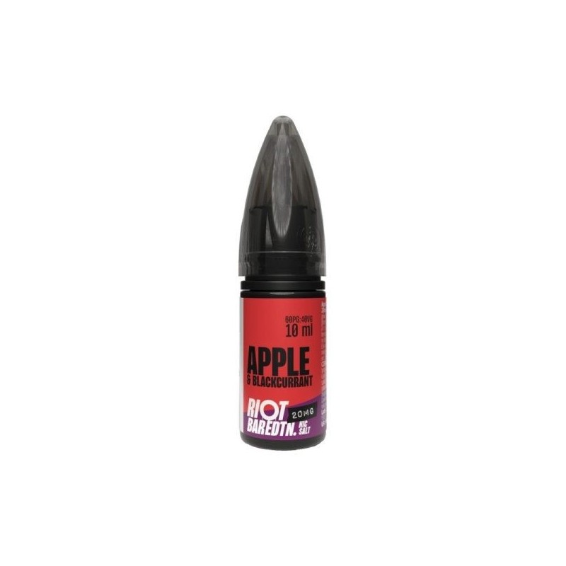 Liquid RIOT Salt 10ml - Pomme Cassis 20mg | Doctorvape