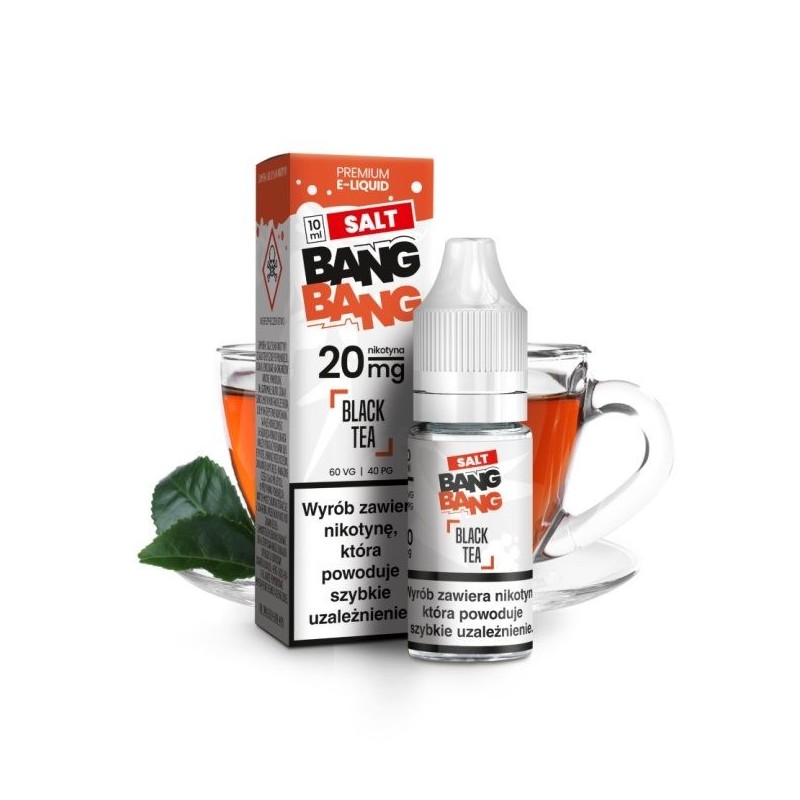 Black Tea Liquid Bang Bang Salt 20mg 10ml | Doctorvape