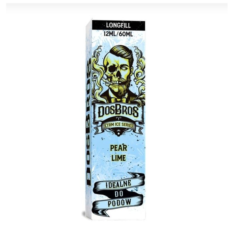 Longfill DosBros XTRM Ice Series 12/60ml - Pear Lime