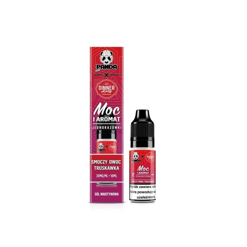 Liquid Panda Eats x Dinner Lady Salt 10ml - Dragon Fruit Strawberry - 20mg | DoctorVape
