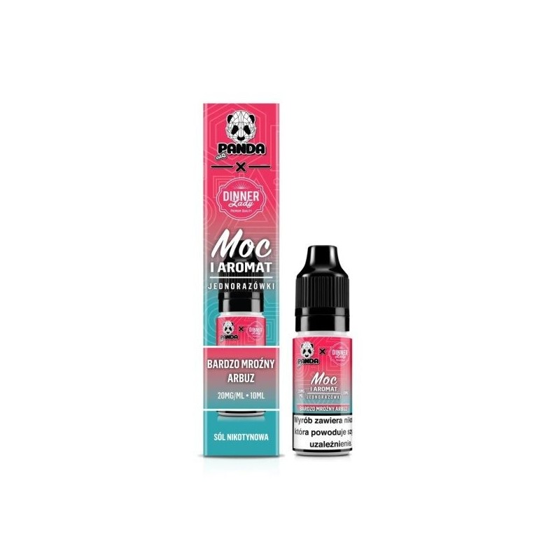 Liquid Panda Eats x Dinner Lady Salt 10ml - Pastèque Très Givrée - 20mg | DoctorVape