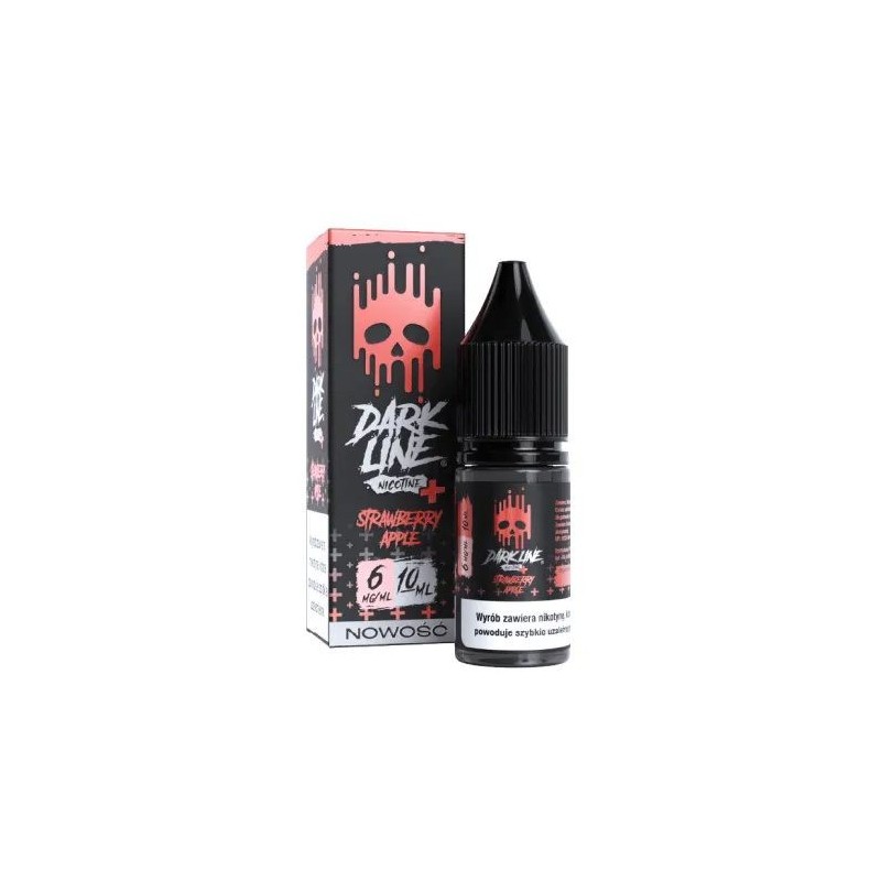 Liquid Dark Line Nicotine+ 10ml - Fraise Pomme 6mg | DoctorVape