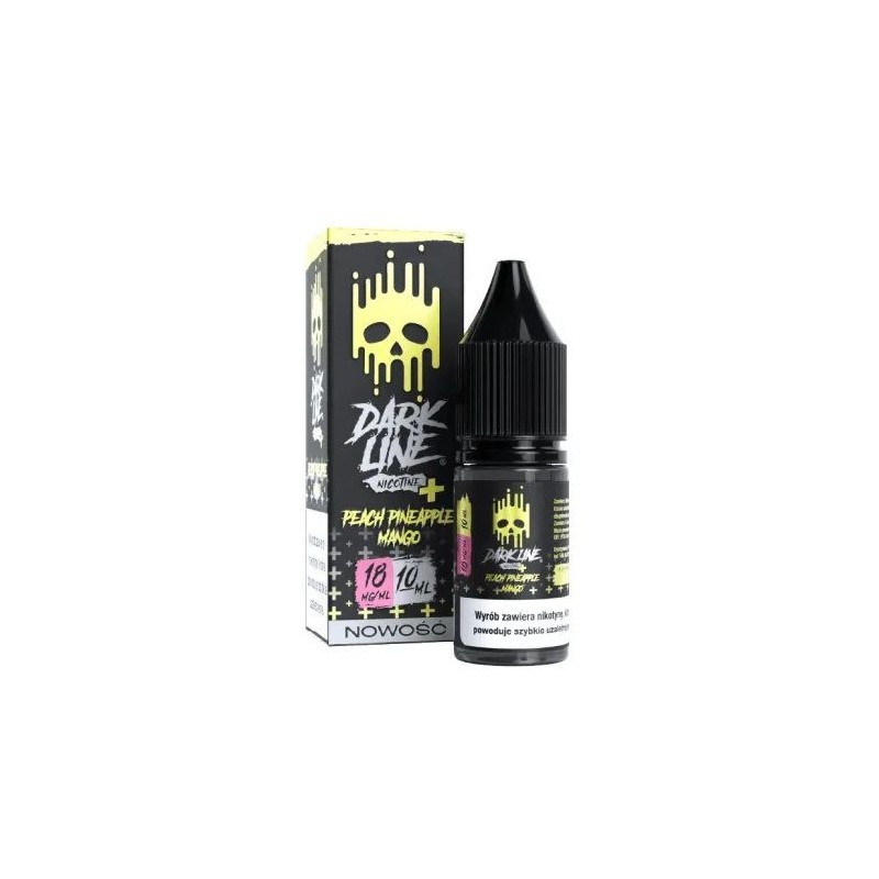 Liquid Dark Line Nicotine+ 10ml - Peach Pineapple Mango 18mg