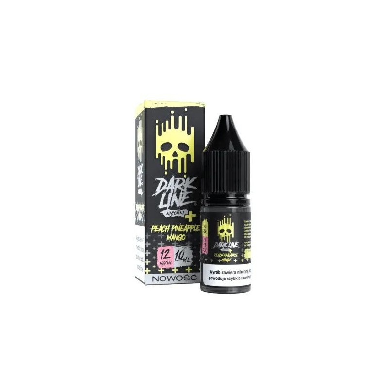 Liquid Dark Line Nicotine+ 10ml - Peach Pineapple Mango 12mg