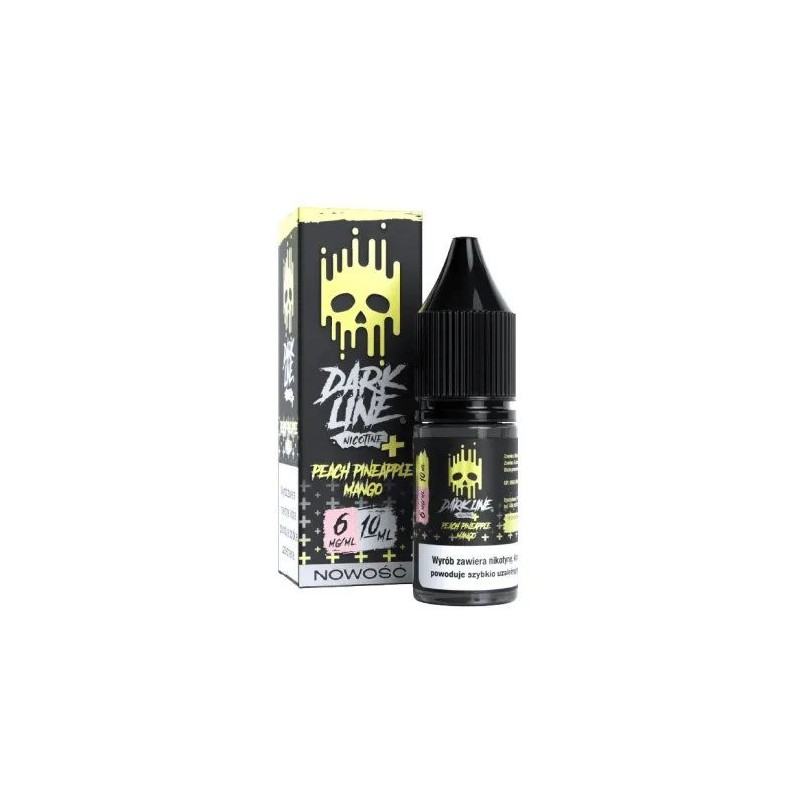 Liquid Dark Line Nicotine+ 10ml - Pêche Ananas Mangue 6mg | DoctorVape