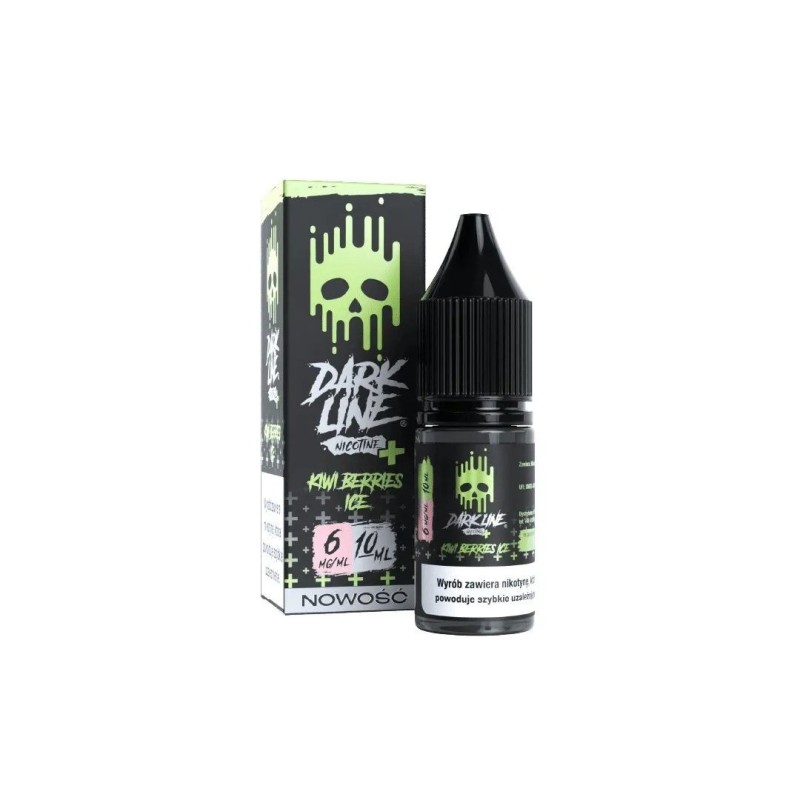 Liquid Dark Line Nicotine+ 10ml - Glace de Kiwi et Baies 6mg | DoctorVape