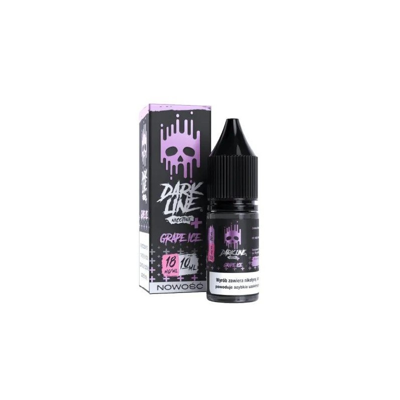 Liquid Dark Line Nicotine+ 10ml - Grape Ice 18mg