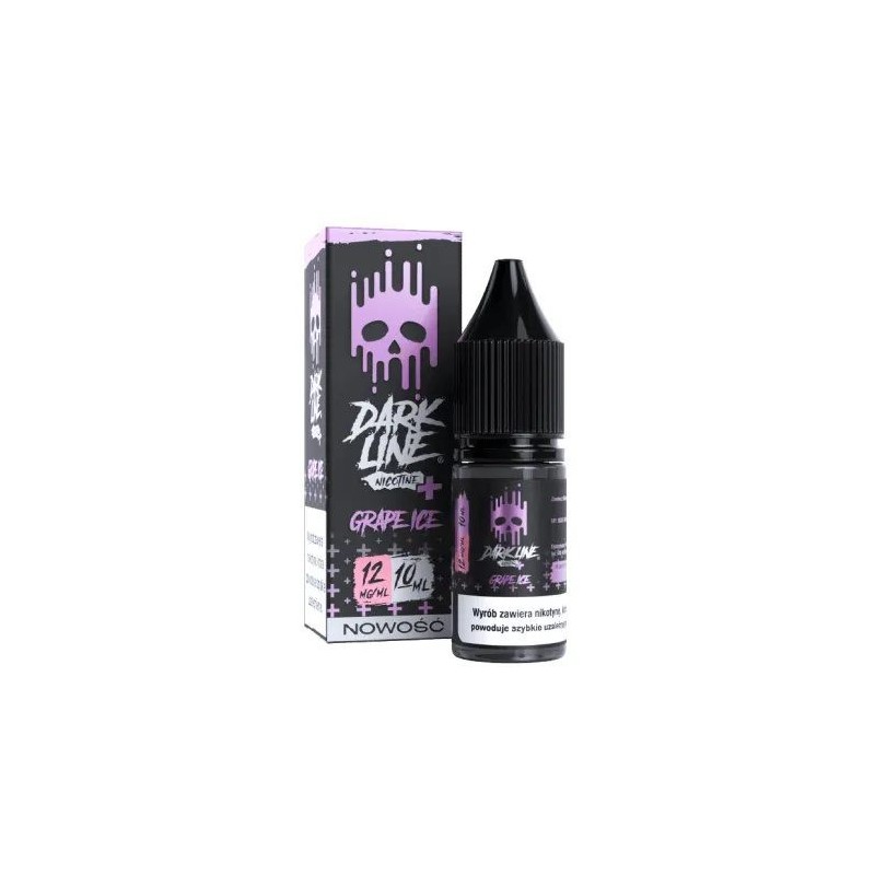 Liquid Dark Line Nicotine+ 10ml - Grape Ice 12mg