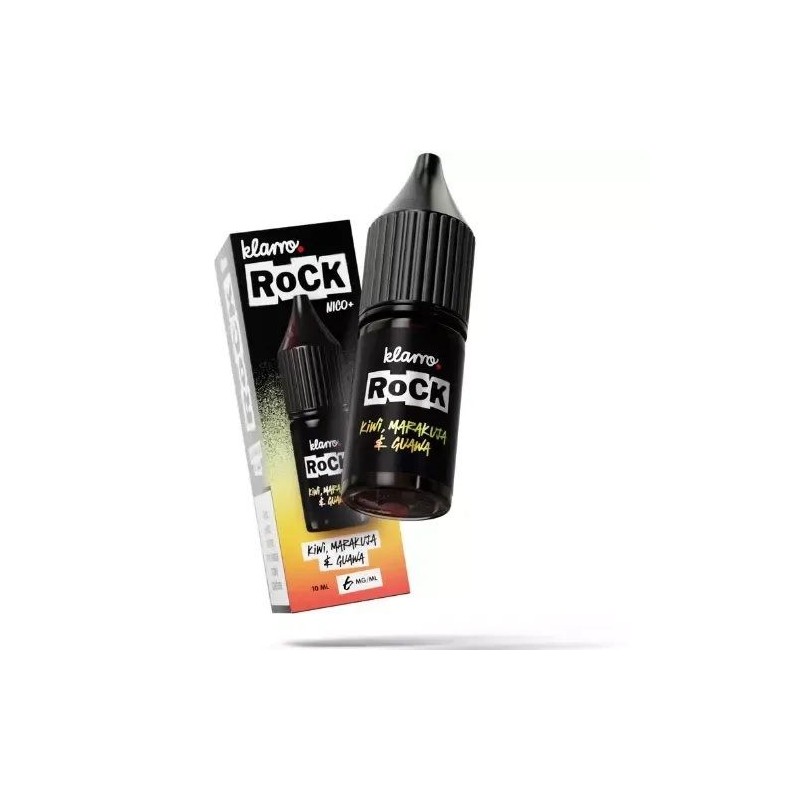 Liquid Klarro ROCK 10ml - Kiwi, Fruit de la Passion & Goyave 6mg | DoctorVape