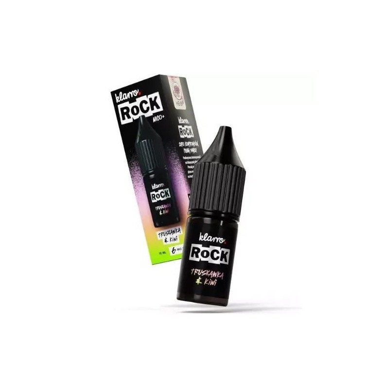 Klarro ROCK Liquid 10ml - Strawberry & Kiwi 6mg | DoctorVape