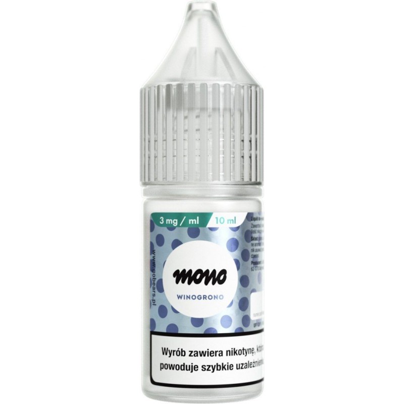 Liquid MONO nikotynowy - Winogrono 3mg | Doctorvape