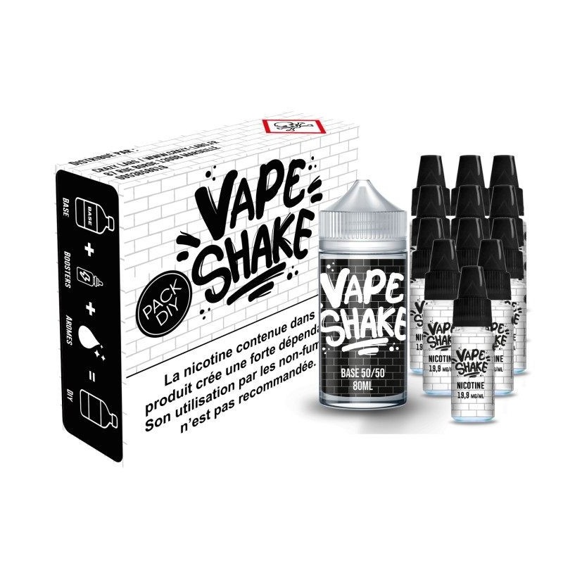 Pack Diy 12MG Sel 70/30 200ML Vape Shake | DoctorVape