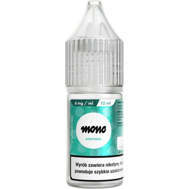 Liquid MONO nikotynowy - Menthol - 6mg | Doctorvape