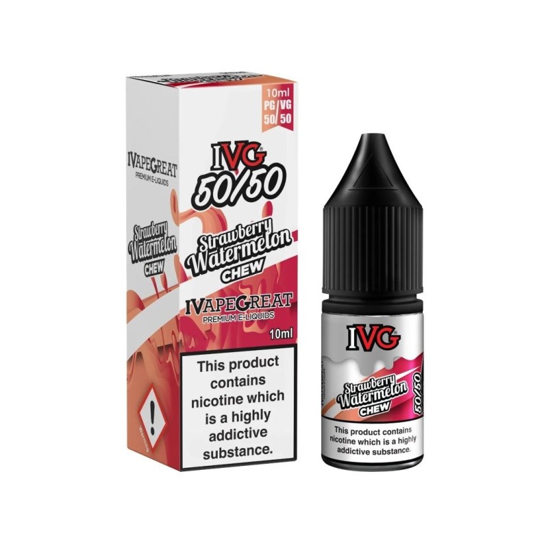 Liquid IVG 50/50 10ml - Fraise Pastèque Chew 12mg | Doctorvape