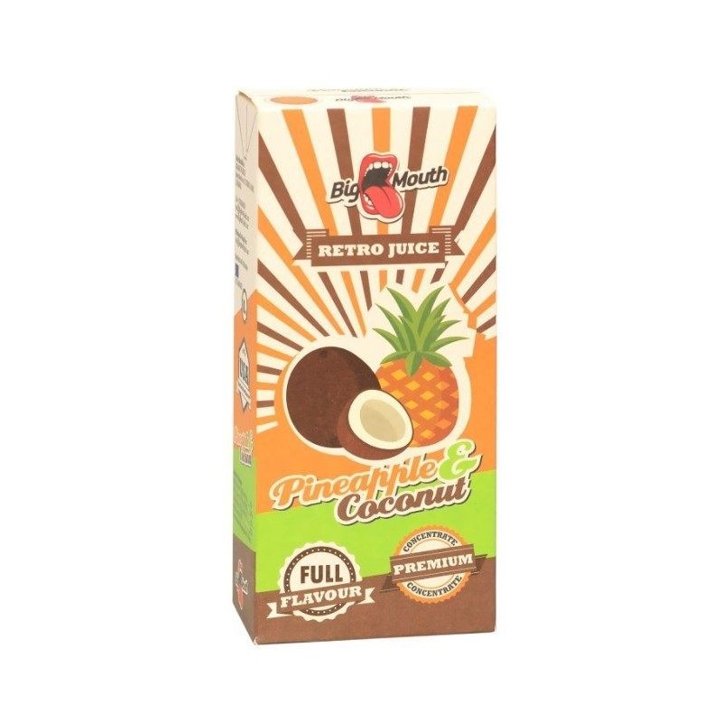 Big Mouth - Pineapple Coconuts Retro Juice Concentrate 10ml | Doctorvape