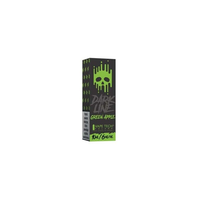 Liquid DARK LINE 10ml - Zielone Jabłko 6mg | Doctorvape