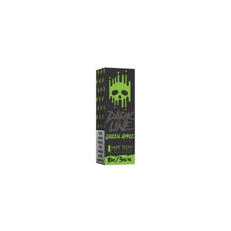 Liquid DARK LINE 10ml - Zielone Jabłko 3mg | Doctorvape