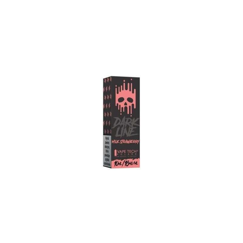 Liquid DARK LINE 10ml - Milk Strawberry 18mg | Doctorvape