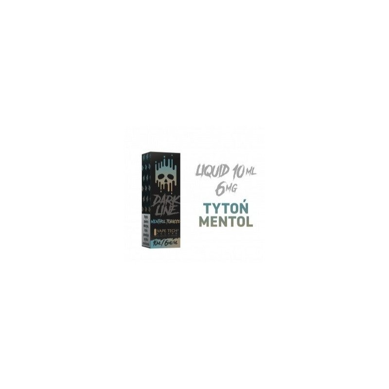 Liquid DARK LINE 10ml - Mentol Tytoń 6mg | Doctorvape