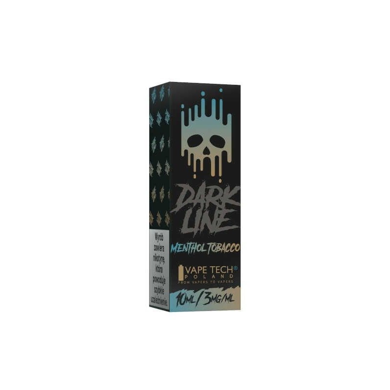 Liquid DARK LINE 10ml - Mentol Tytoń 3mg | Doctorvape