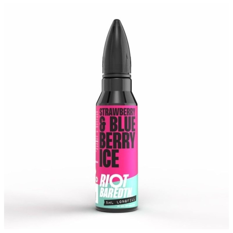 Longfill RIOT BAREDTN 5/60ml - Strawberry Blueberry Ice