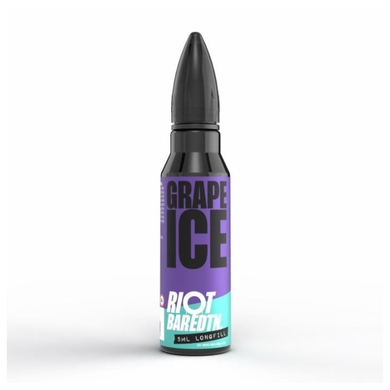 Longfill RIOT BAREDTN 5/60ml - Grape Ice