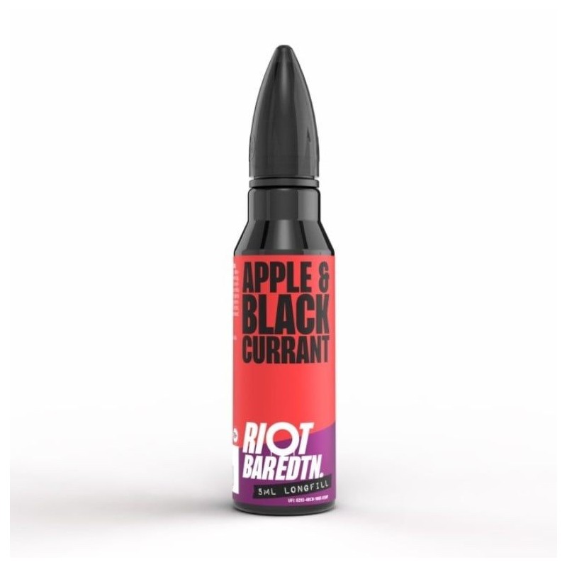Longfill RIOT BAREDTN 5/60ml - Apple Blackcurrant