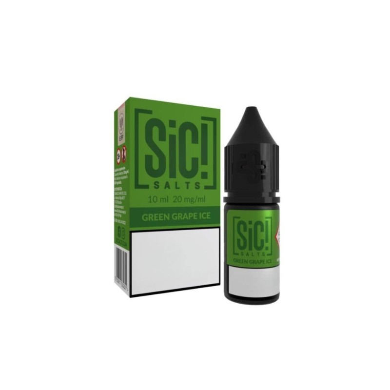 Liquid Sic Salts 10ml - Green Grape 20mg