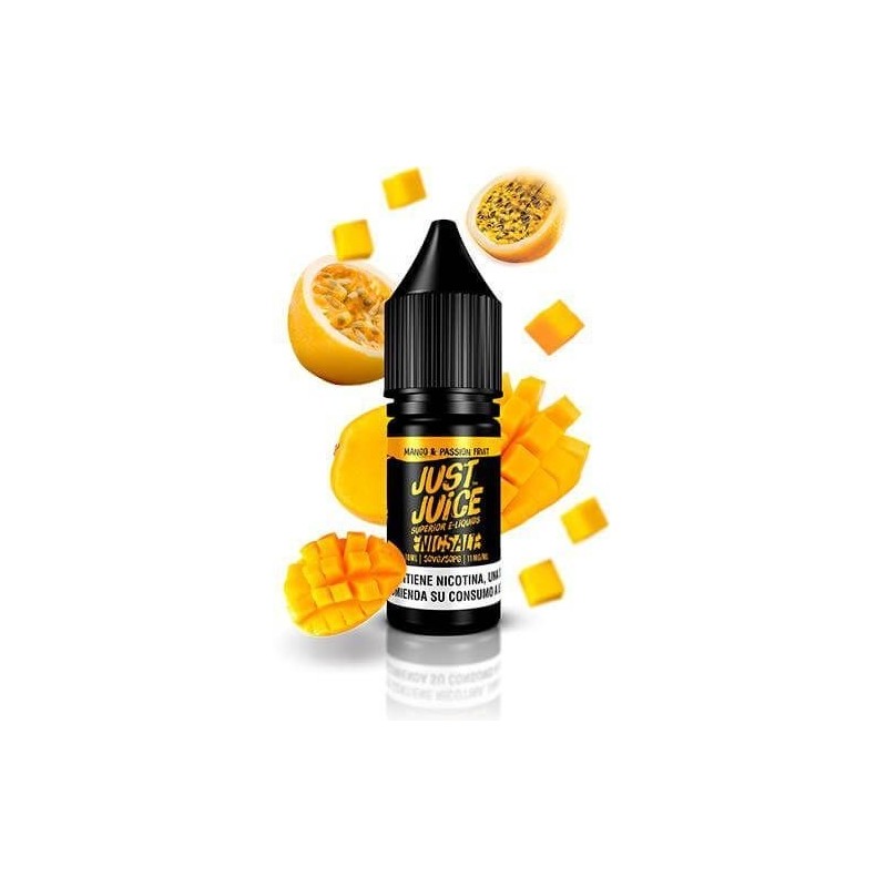 Liquid Just Juice Salts Iconic Fruit 10ml 20mg Mango Passionfruit