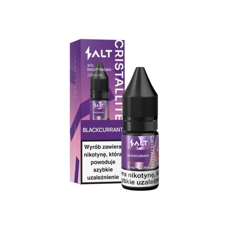 Liquid Crystallite Salt 10ml 20mg - Blackcurrant | DoctorVape