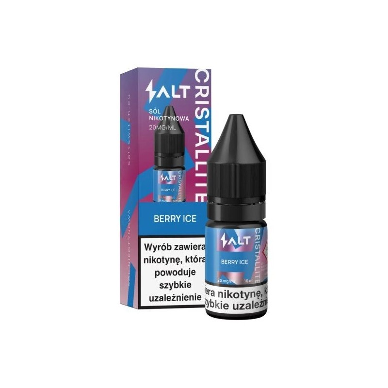 Liquid Crystallite Salt 10ml 20mg - Berry Ice | DoctorVape